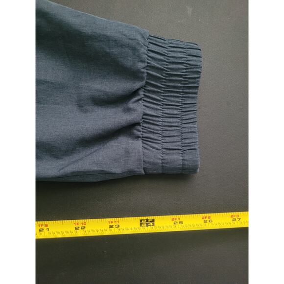 Albion Fit Womens Destination Jogger Pants High Rise Size L Petite Heather Blue - Picture 9 of 9